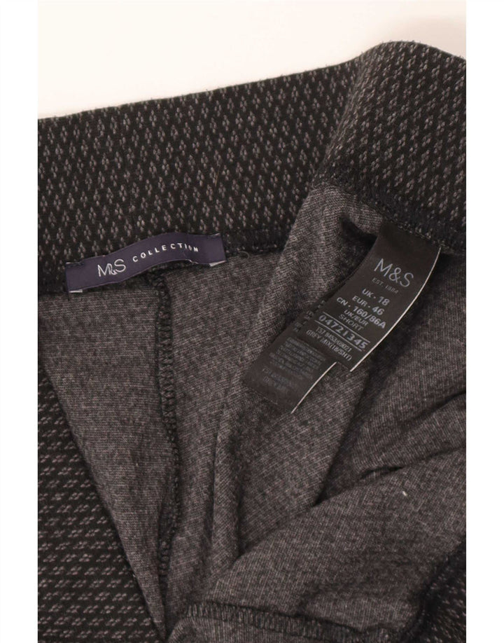 Legginsy damskie Marks & Spencer UK 18 XL, szary poliester