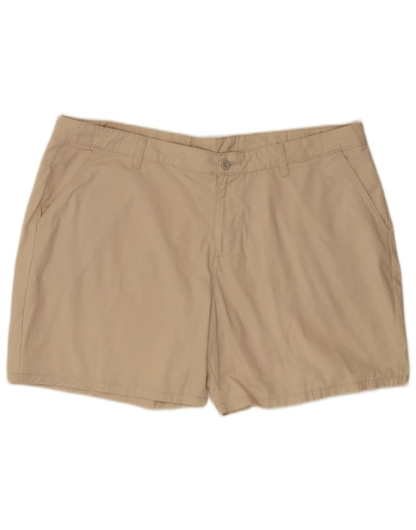 Damskie szorty Chino Mountain Warehouse UK 18 XL W38, beżowa bawełna