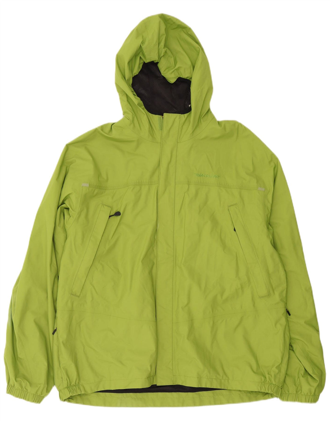 Męska kurtka przeciwdeszczowa z kapturem Timberland UK 44 2XL Zielony poliester