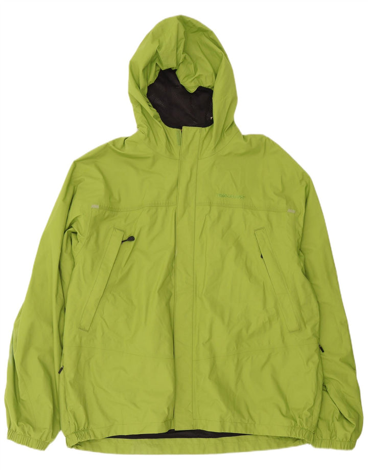 Męska kurtka przeciwdeszczowa z kapturem Timberland UK 44 2XL Zielony poliester