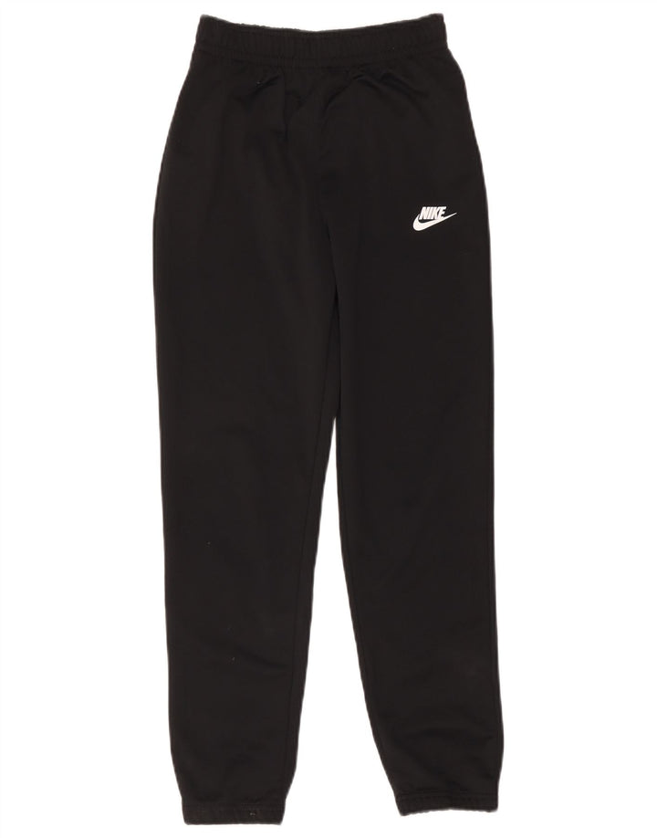Chłopięce spodnie dresowe Nike, 12-13 lat, duże, czarne, poliestrowe