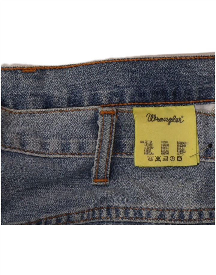 Męskie jeansy Wrangler Texas Straight W36 L32 Niebieskie bawełniane