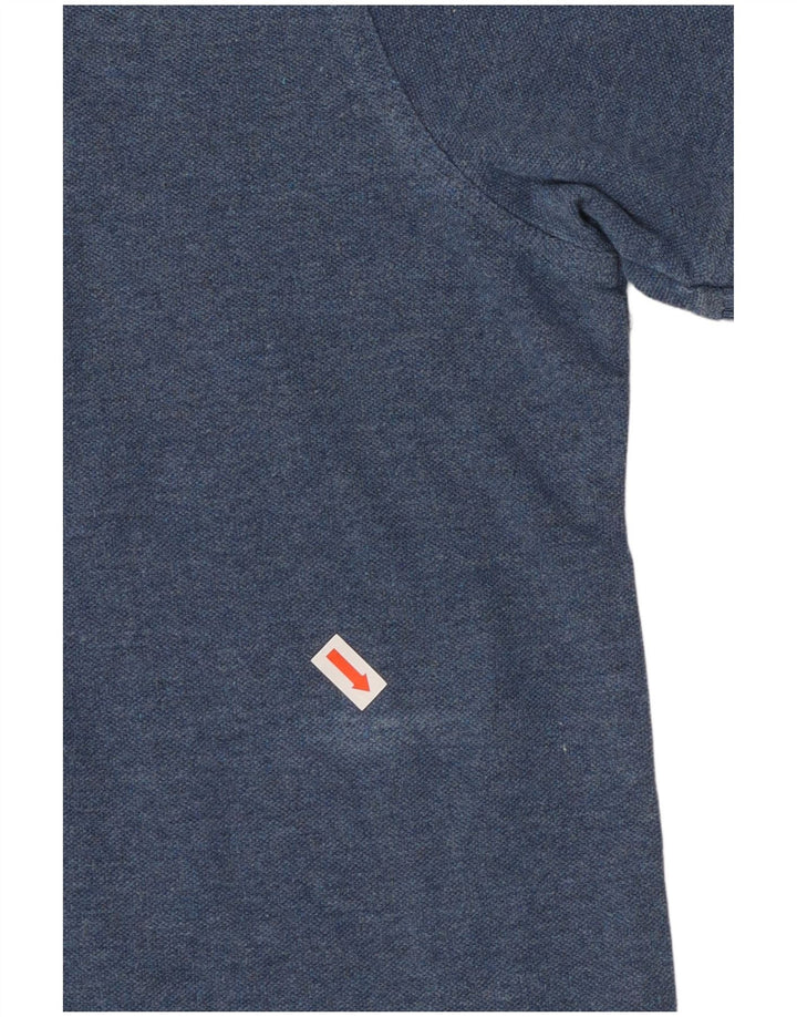 Męska koszulka polo CREW CLOTHING, duża, niebieska, bawełniana