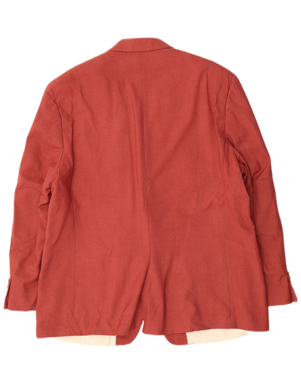 Męska marynarka zapinana na 2 guziki Ralph Lauren UK 48 3XL Czerwony poliester