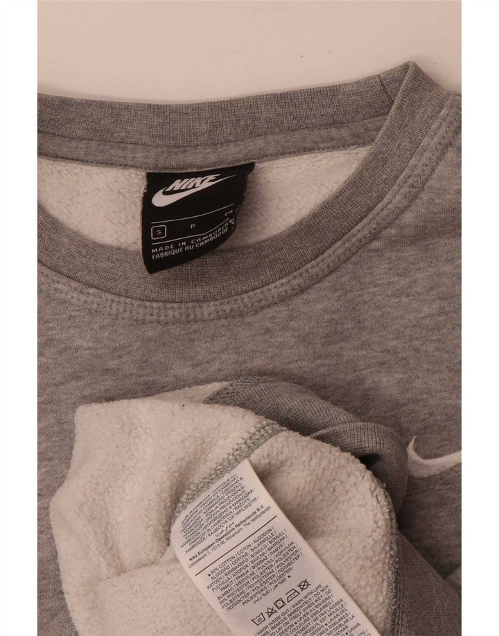 Męska bluza dresowa Nike, mała, szara, nakrapiana, bawełniana