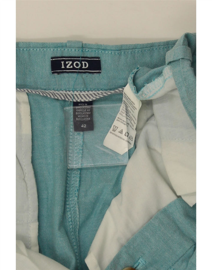 Męskie spodenki chino IZOD W42 2XL niebieska bawełna