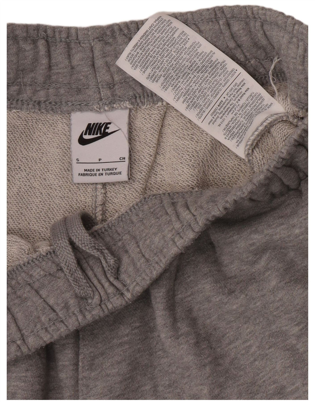 Męskie spodenki sportowe Nike, małe, szare, bawełniane