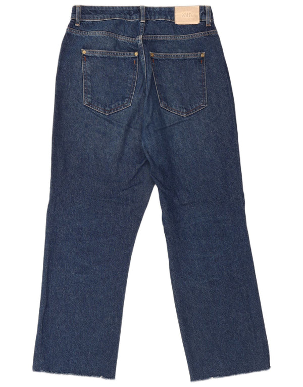 Damskie jeansy zwężane Zara EU 38 Small W28 L26 Niebieskie bawełniane