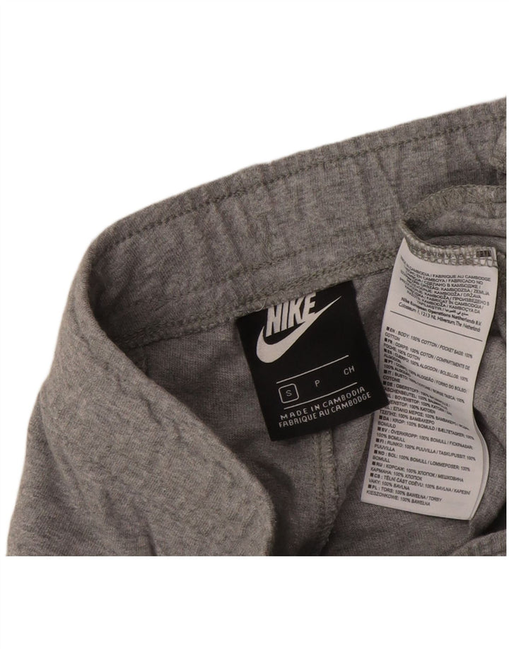 Męskie spodenki sportowe Nike, małe, szare, bawełniane
