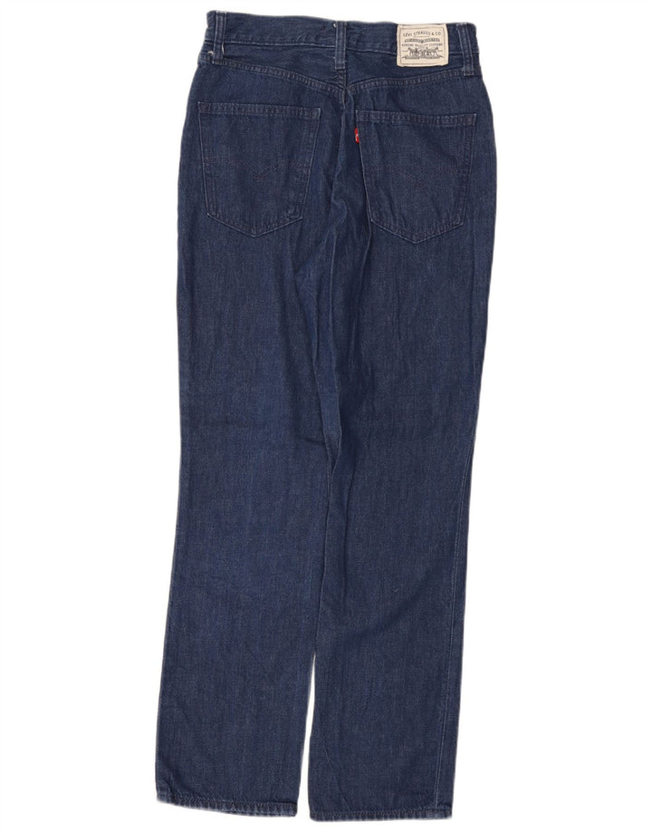 Damskie proste dżinsy Levi's W27 L29 Granatowa bawełna