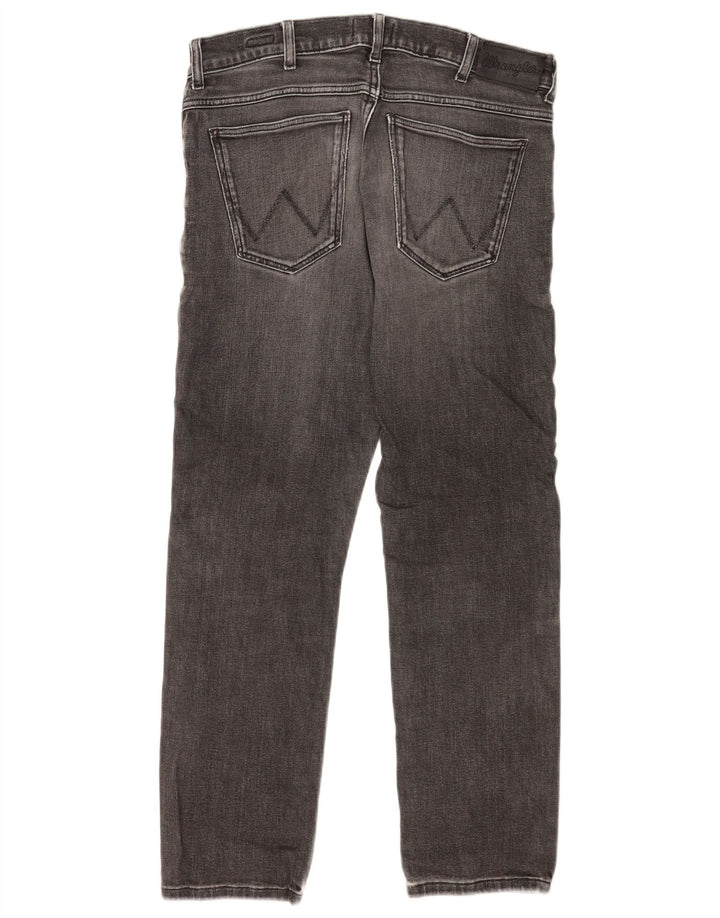 Wrangler Męskie Larston Slim Jeans W32 L28 Szara bawełna