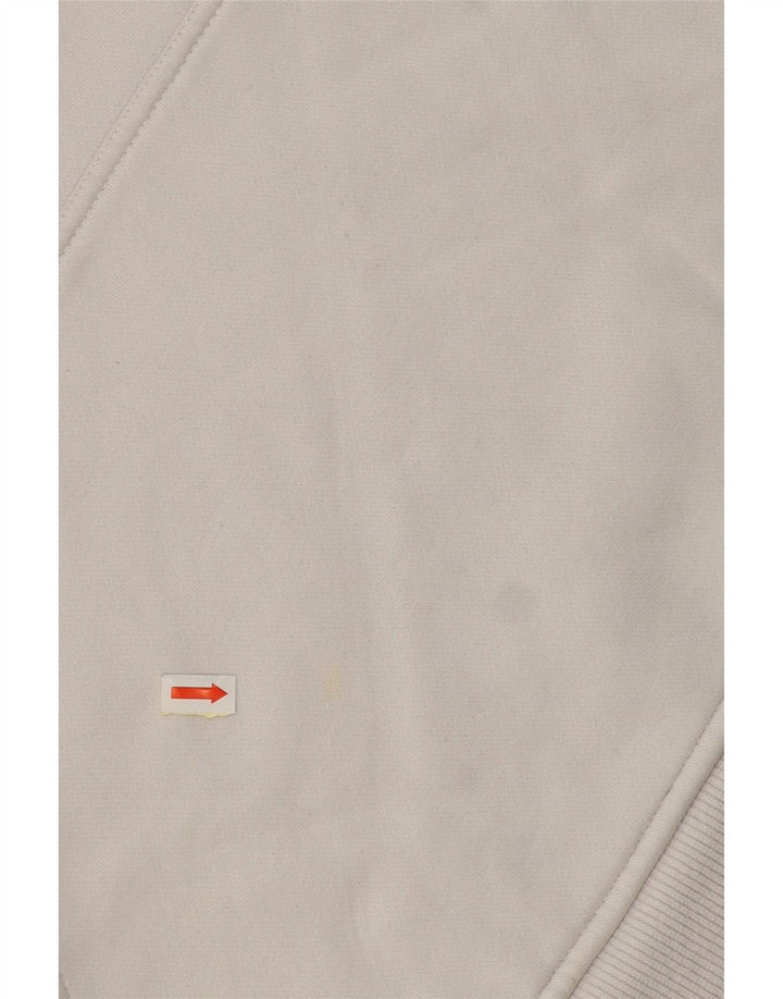 Męski sweter z kapturem ADIDAS z grafiką, średnioszary, bawełniany z blokami kolorów