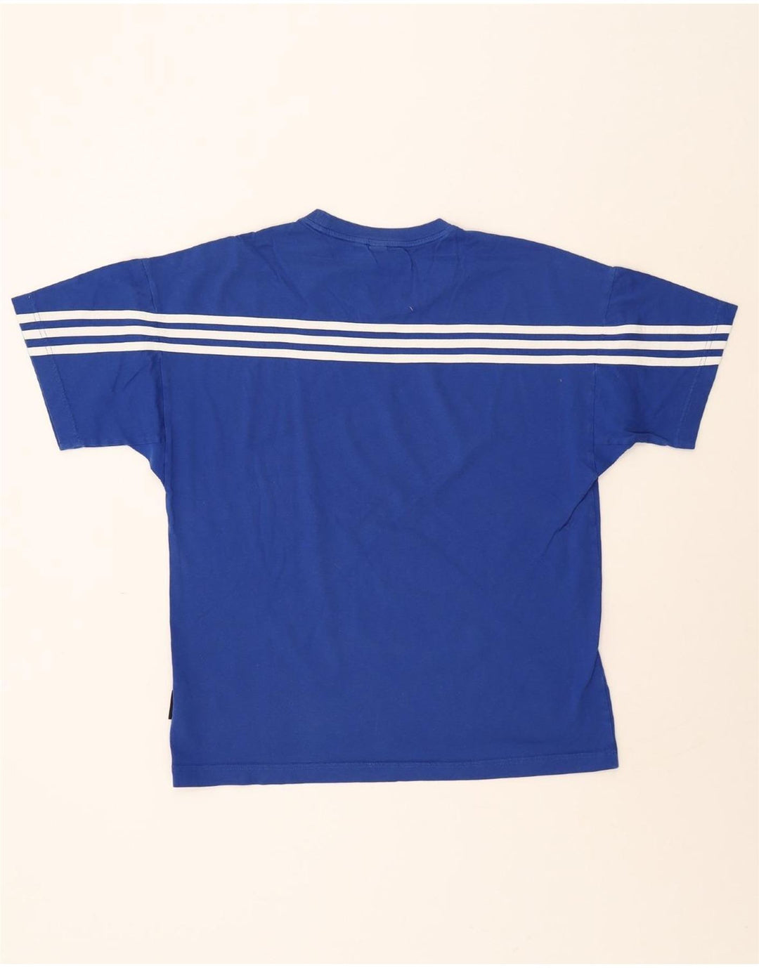ADIDAS Mens T-Shirt Top Medium Blue Cotton Vintage Adidas and Second-Hand Adidas from Messina Hembry 