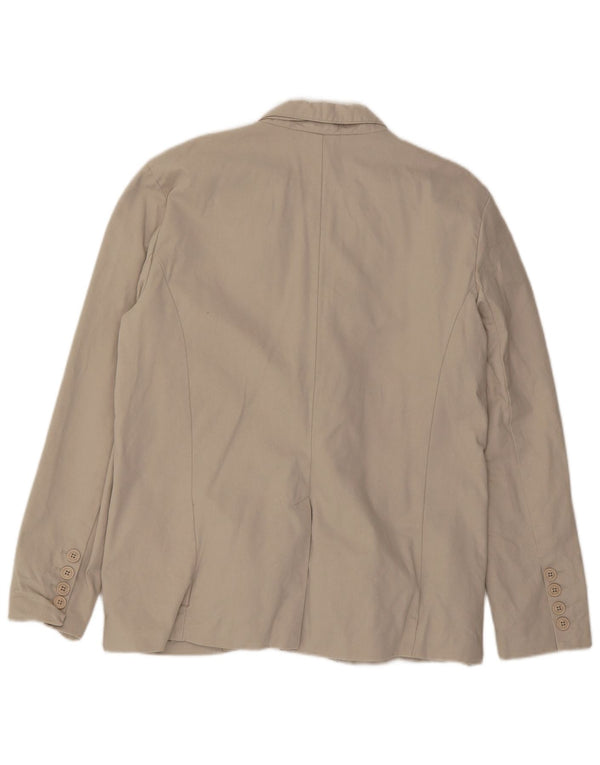 Męska marynarka zapinana na 2 guziki French Connection UK 42 XL, beżowa, bawełniana