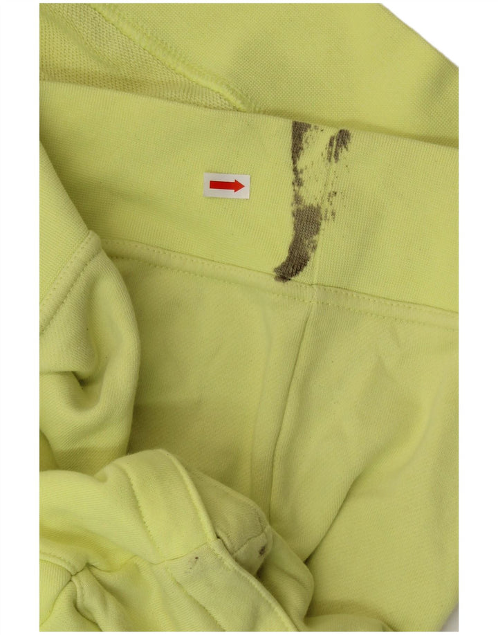 Damska bluza z kapturem ADIDAS Oversize z krótkim rękawem UK 28/30 3XL Żółta