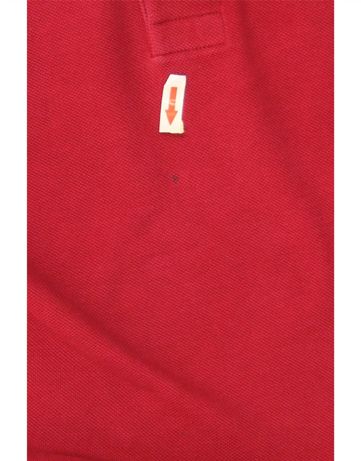 Męska koszulka polo Lacoste, rozmiar 6, XL, czerwona, bawełniana