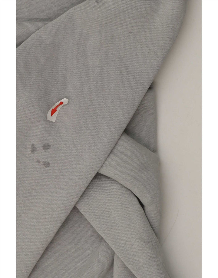Męska bluza Nike z grafiką, duża, szara, bawełniana z blokami kolorów