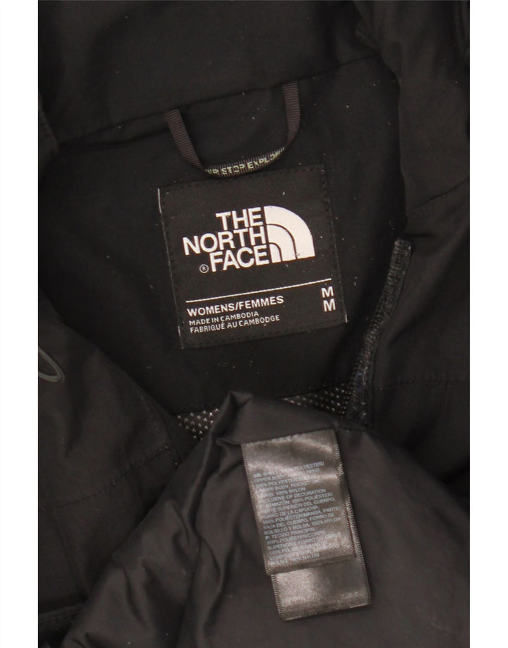 Damska kurtka przeciwdeszczowa z kapturem The North Face UK 14, średni czarny poliester