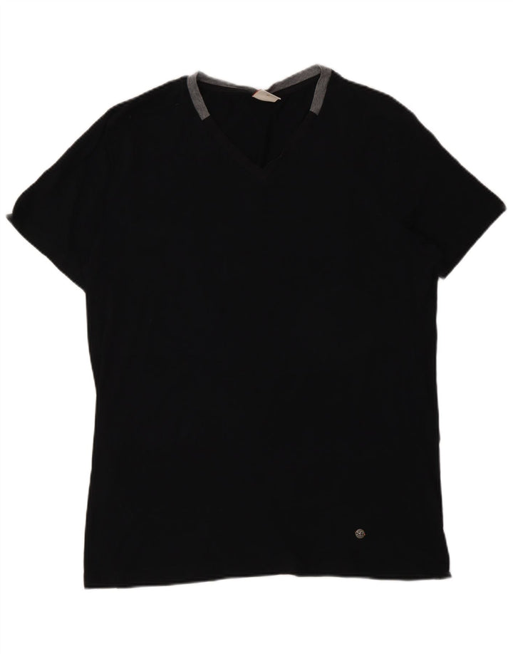 T-shirt męski Hugo Boss, średni czarny