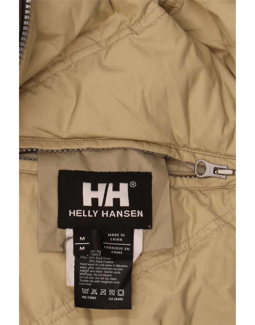 Męska dwustronna wyściełana kurtka Helly Hansen UK 38 Średni brązowy nylon