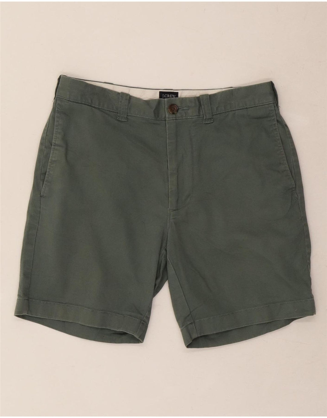 Męskie spodenki Chino J. Crew W28 Small, zielone, bawełniane