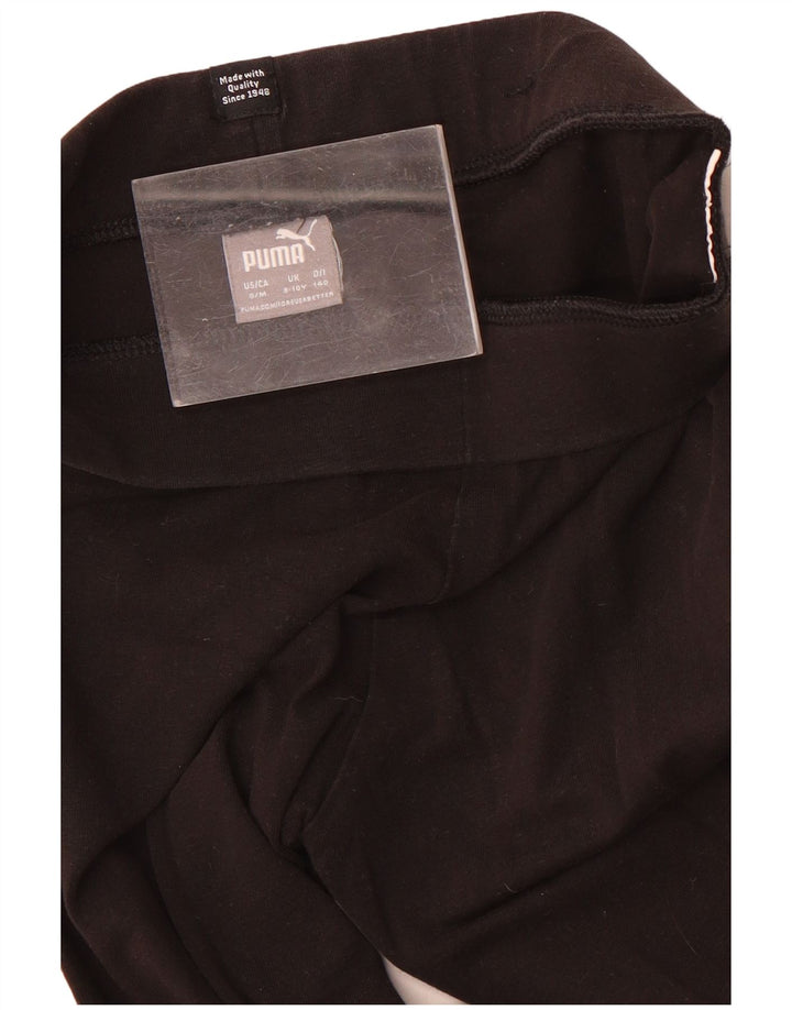 Dziewczęce legginsy z grafiką Puma 9-10 lat, czarne