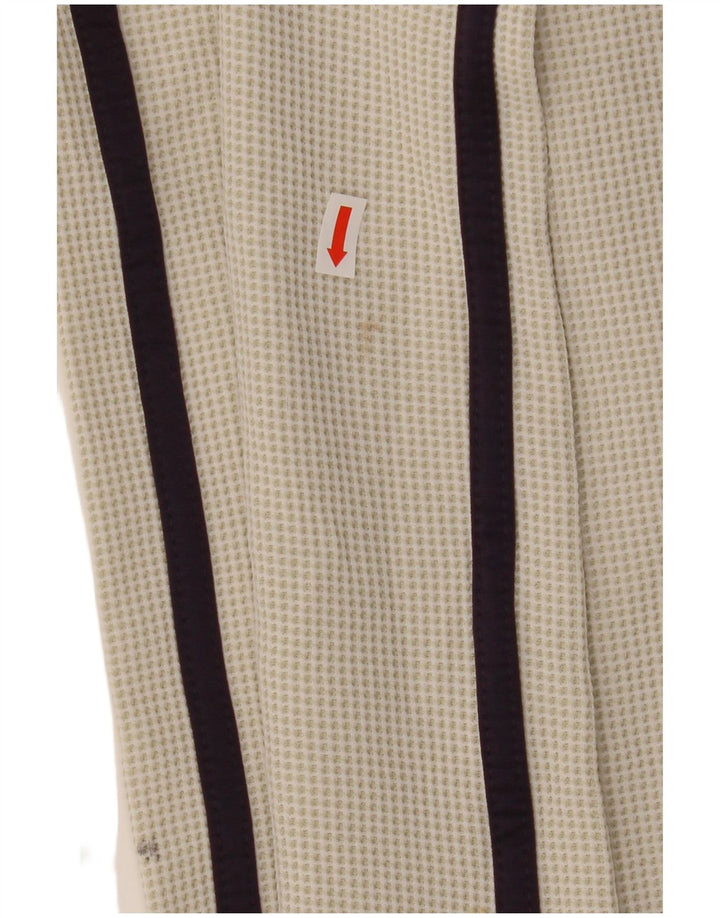 Damska kurtka dresowa DIADORA UK 16, duża, biała, z blokami kolorów