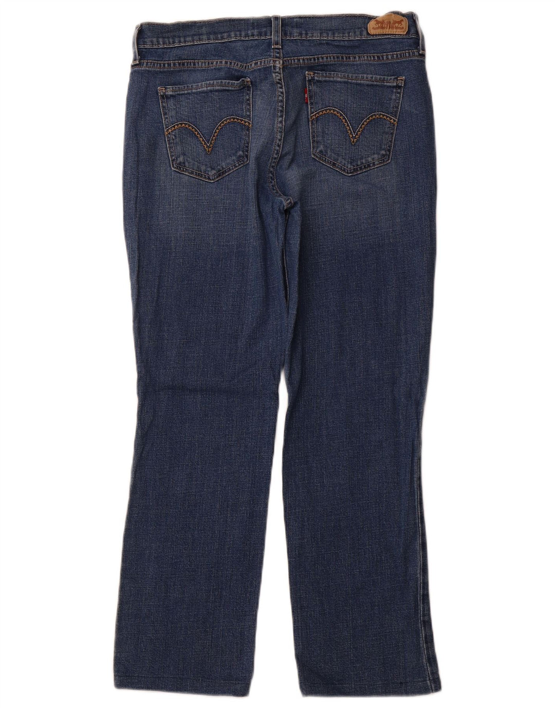 Damskie jeansy LEVI'S 506 Straight US 10 Large W30 L27 Niebieskie bawełniane