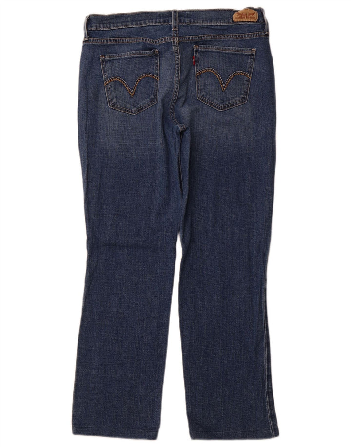 Damskie jeansy LEVI'S 506 Straight US 10 Large W30 L27 Niebieskie bawełniane