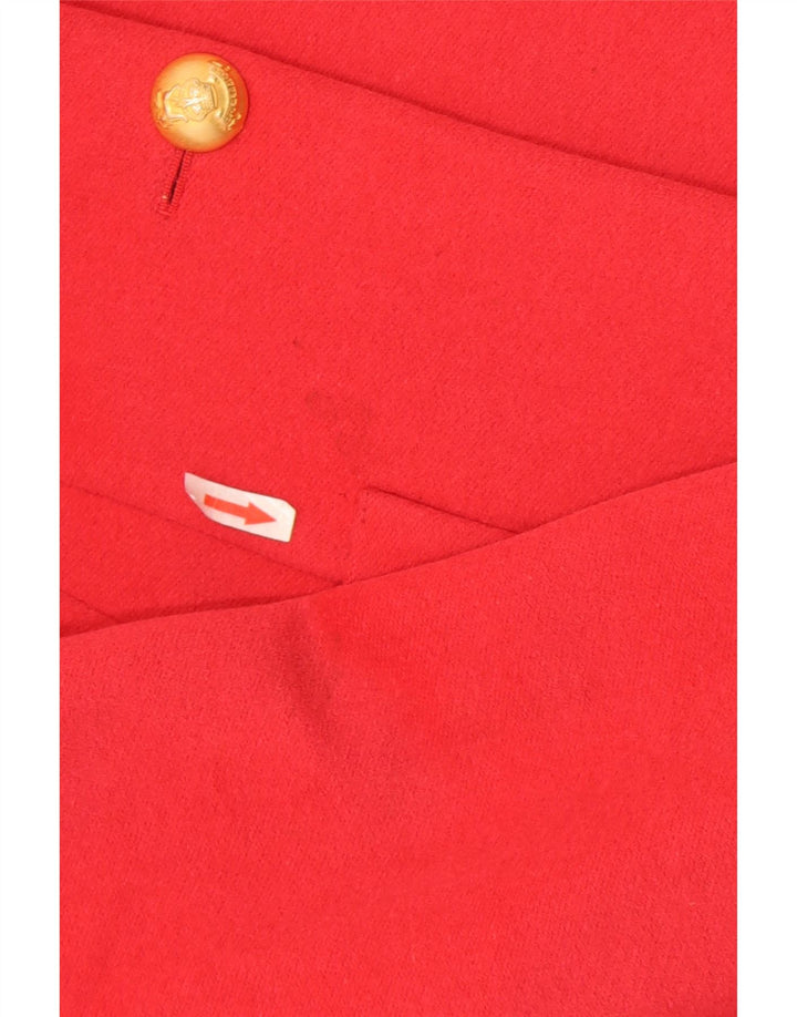 Damska marynarka Laurel zapinana na 2 guziki EU 36 Mała czerwona nowa wełna