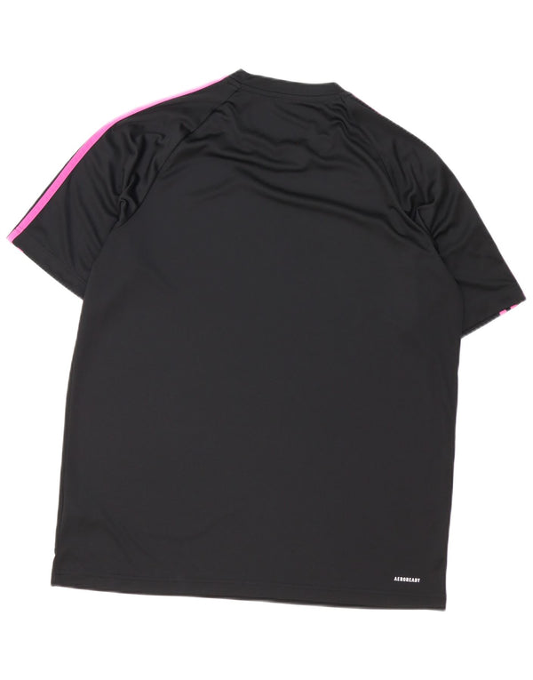 Męska koszulka Adidas Aeroready Top, duża, czarna, z poliestru