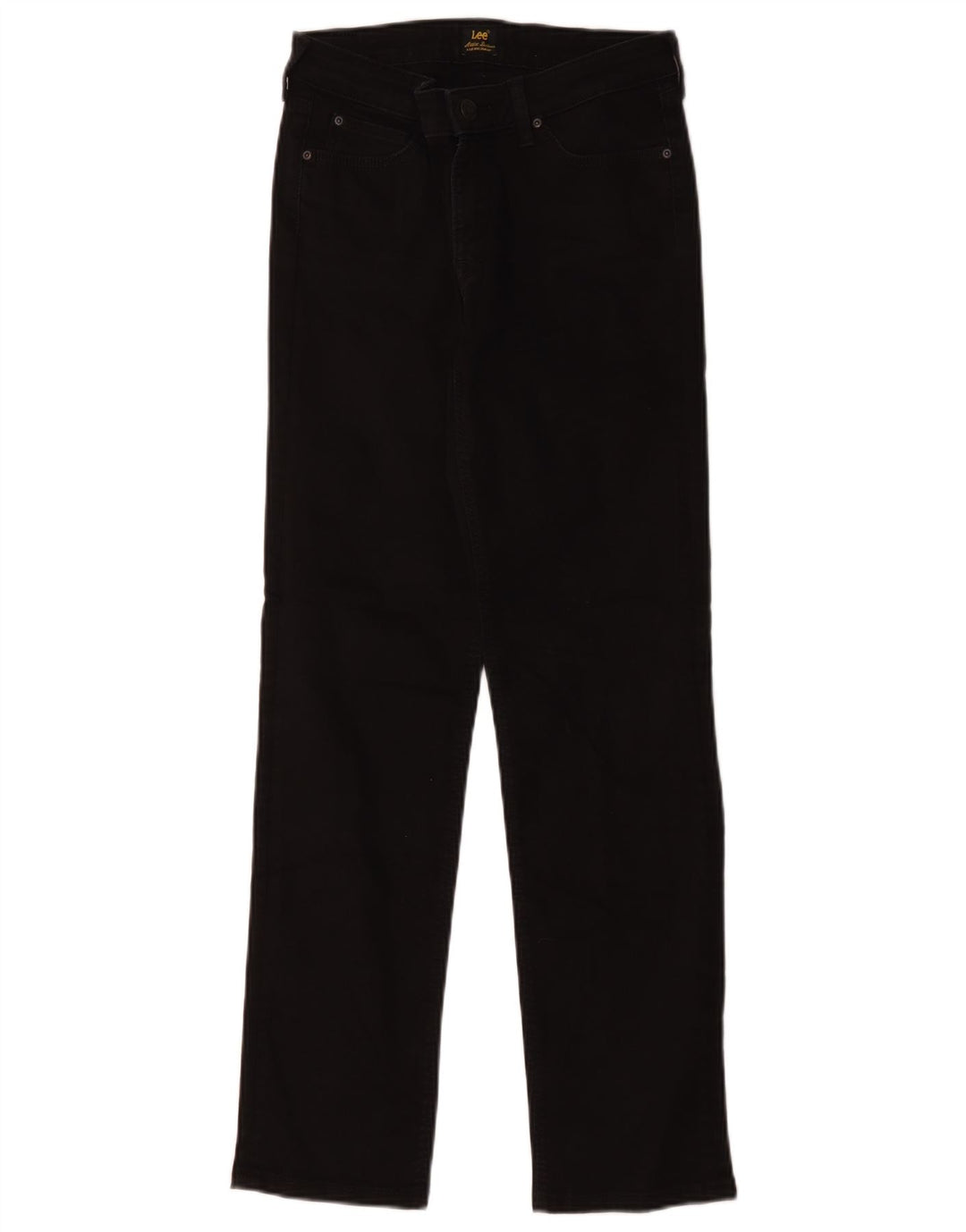 Damskie jeansy Lee Marion Straight W29 L28 Czarne bawełniane