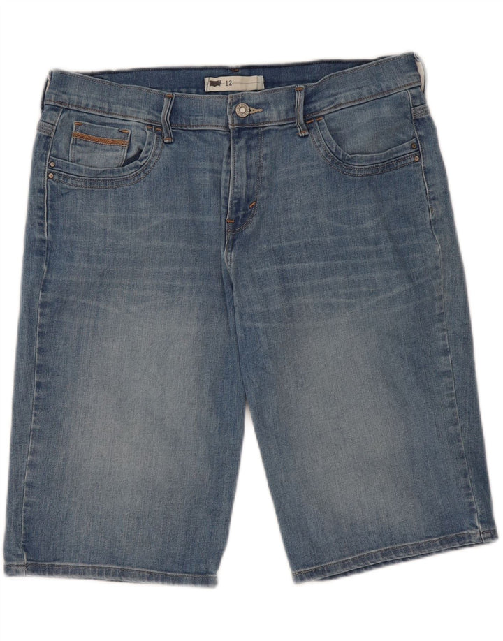 LEVI'S Womens Denim Shorts US 12 Large W34 Blue Cotton Vintage Levi's and Second-Hand Levi's from Messina Hembry 