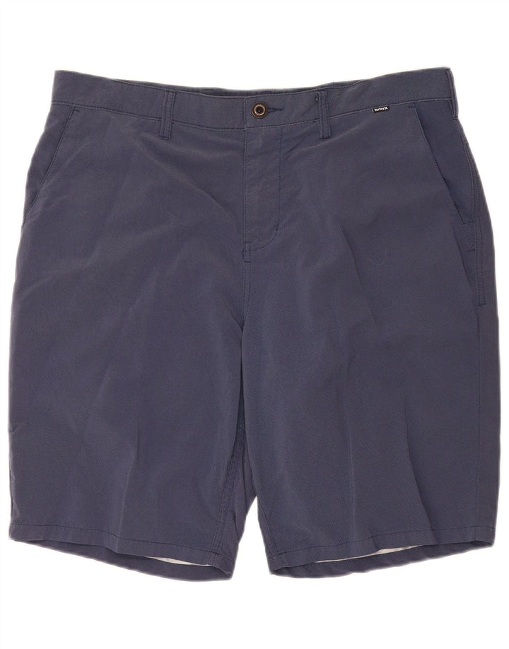 Męskie spodenki Chino Hurley W36, duże, granatowe, nylonowe