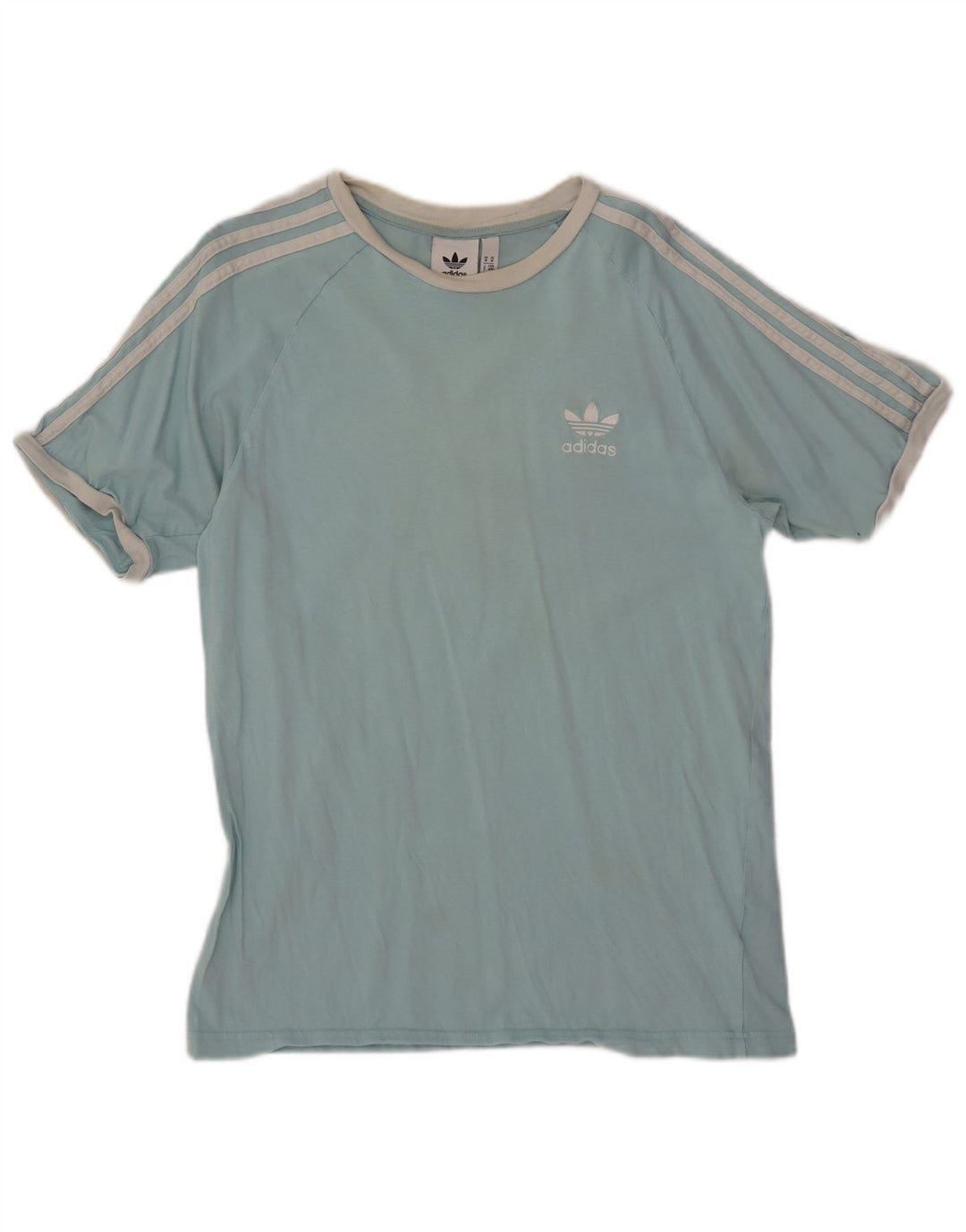 T-shirt męski ADIDAS Top, średni niebieski, bawełniany