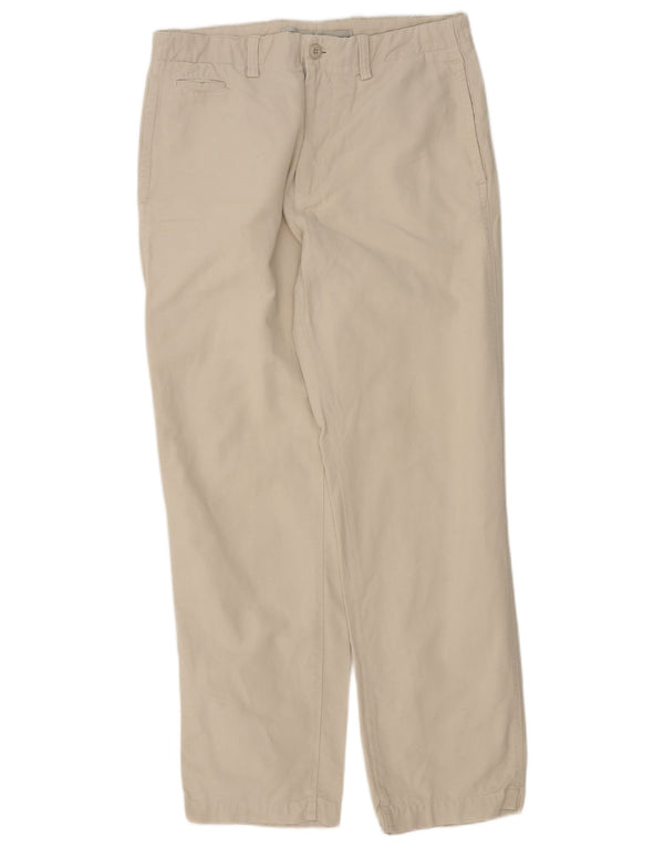 Męskie proste spodnie chino Massimo Dutti EU 40 Medium W31 L30 Beżowe
