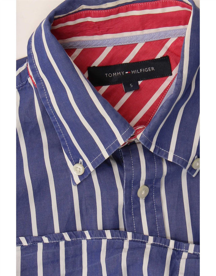 Koszula męska Tommy Hilfiger w małe niebieskie paski