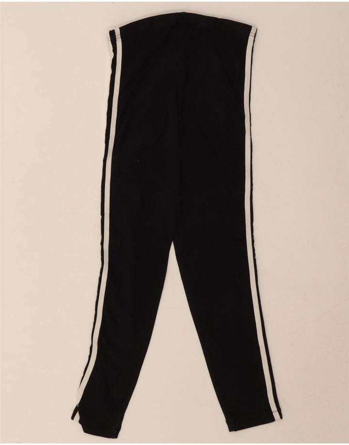 Legginsy Adidas Dziewczęce 11-12 Lat, Średnie Czarne Bawełniane