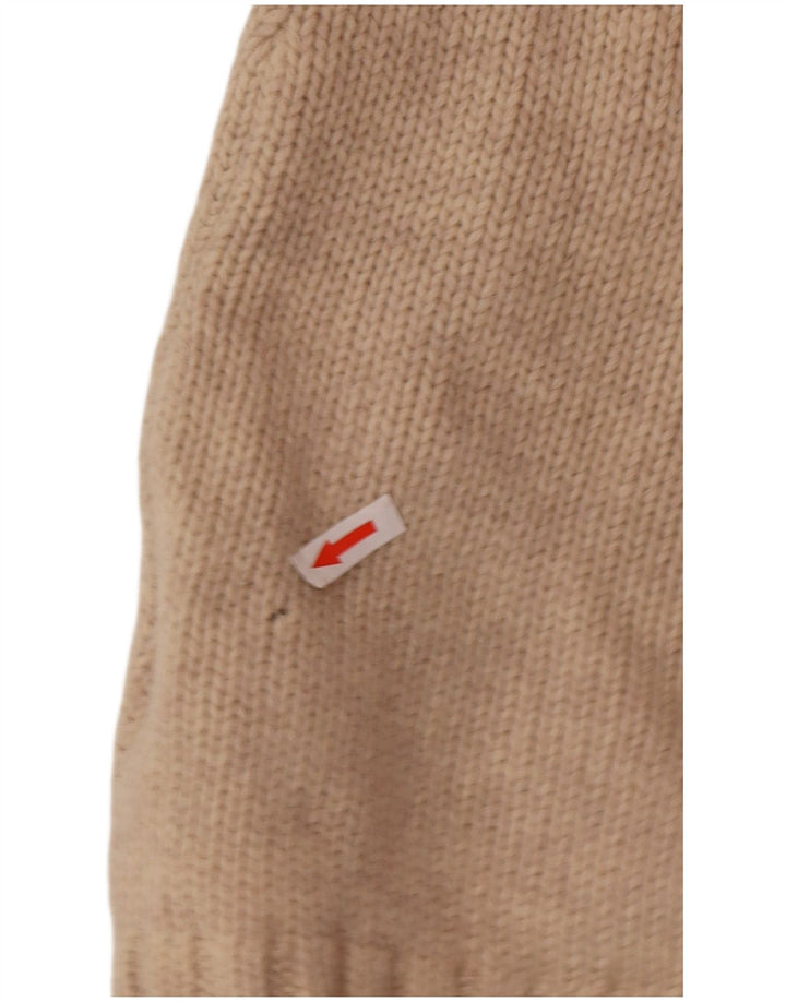 Damski sweter rozpinany White Stuff z długim rękawem, UK 12, średni beż