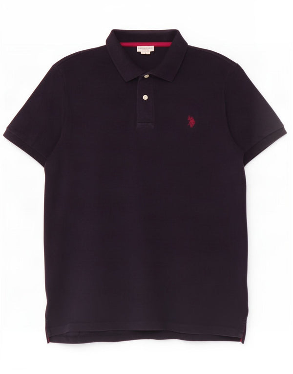 US Polo Assn. Męska koszulka polo duża, granatowa, bawełniana