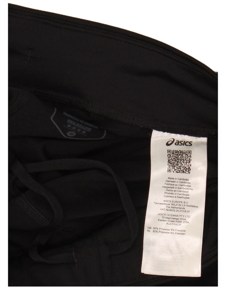 Damskie legginsy Capri Asics UK 12, średni czarny poliester