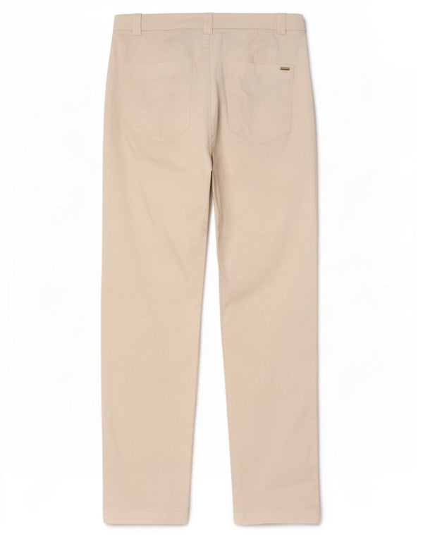 Spodnie damskie Massimo Dutti Straight Chino EU 38 Small W28 L27 Białe
