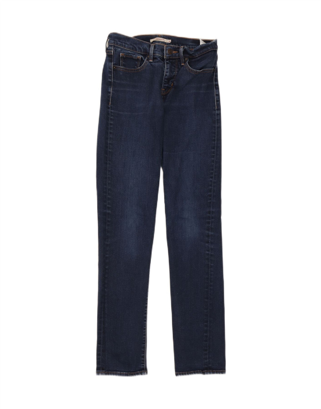 Damskie dżinsy Levi's Shaping Slim W26 L29 Niebieska bawełna