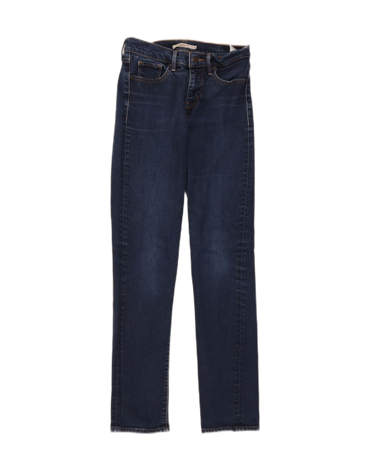 Damskie dżinsy Levi's Shaping Slim W26 L29 Niebieska bawełna