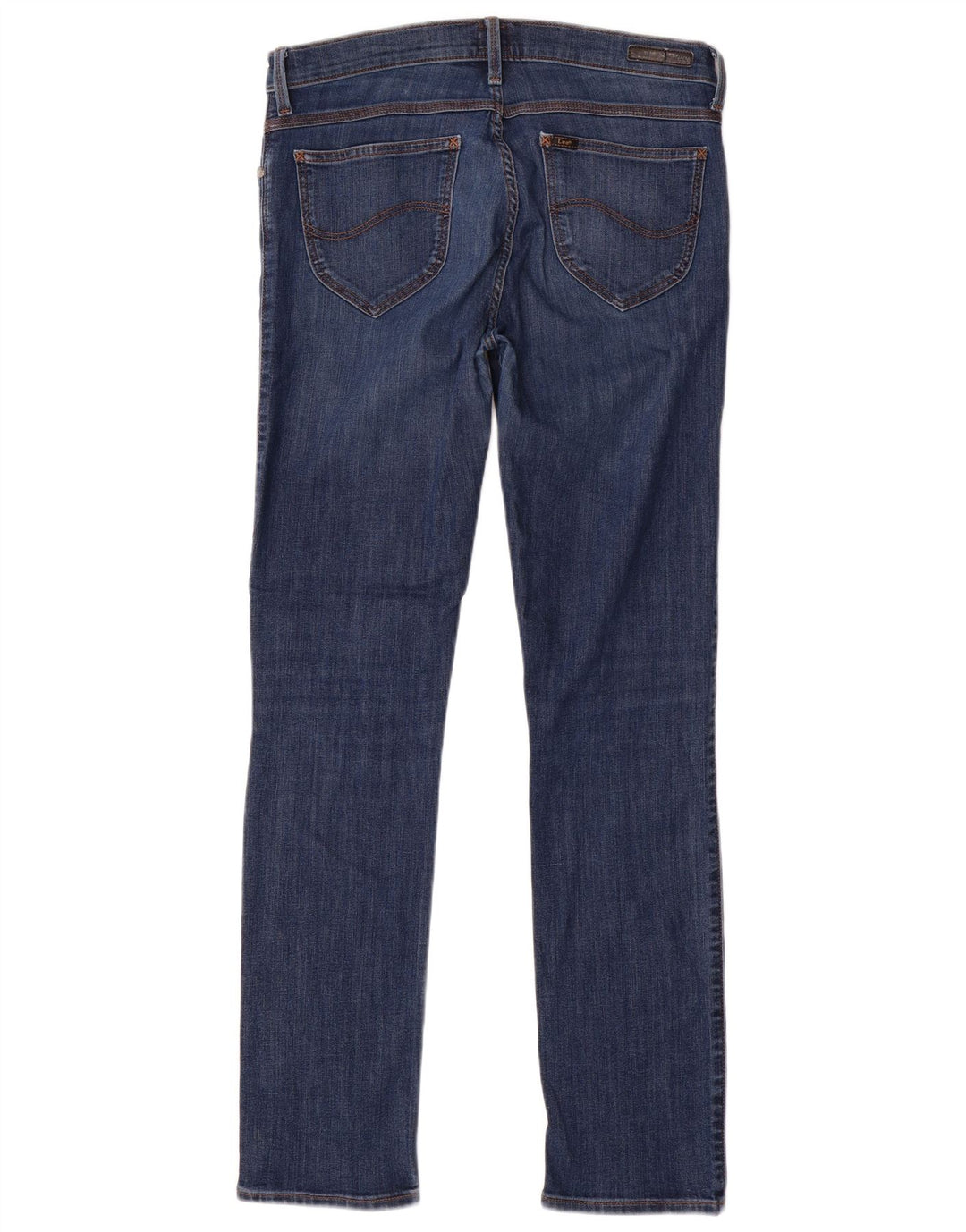 Damskie jeansy LEE Jade Straight W32 L32 Niebieskie bawełniane