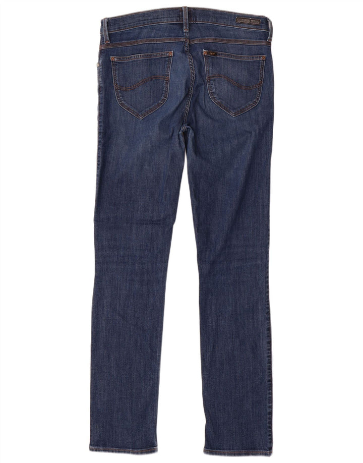 Damskie jeansy LEE Jade Straight W32 L32 Niebieskie bawełniane
