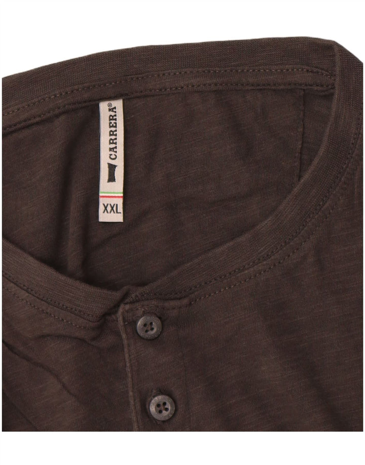 T-shirt męski Carrera Top 2XL Szara bawełna