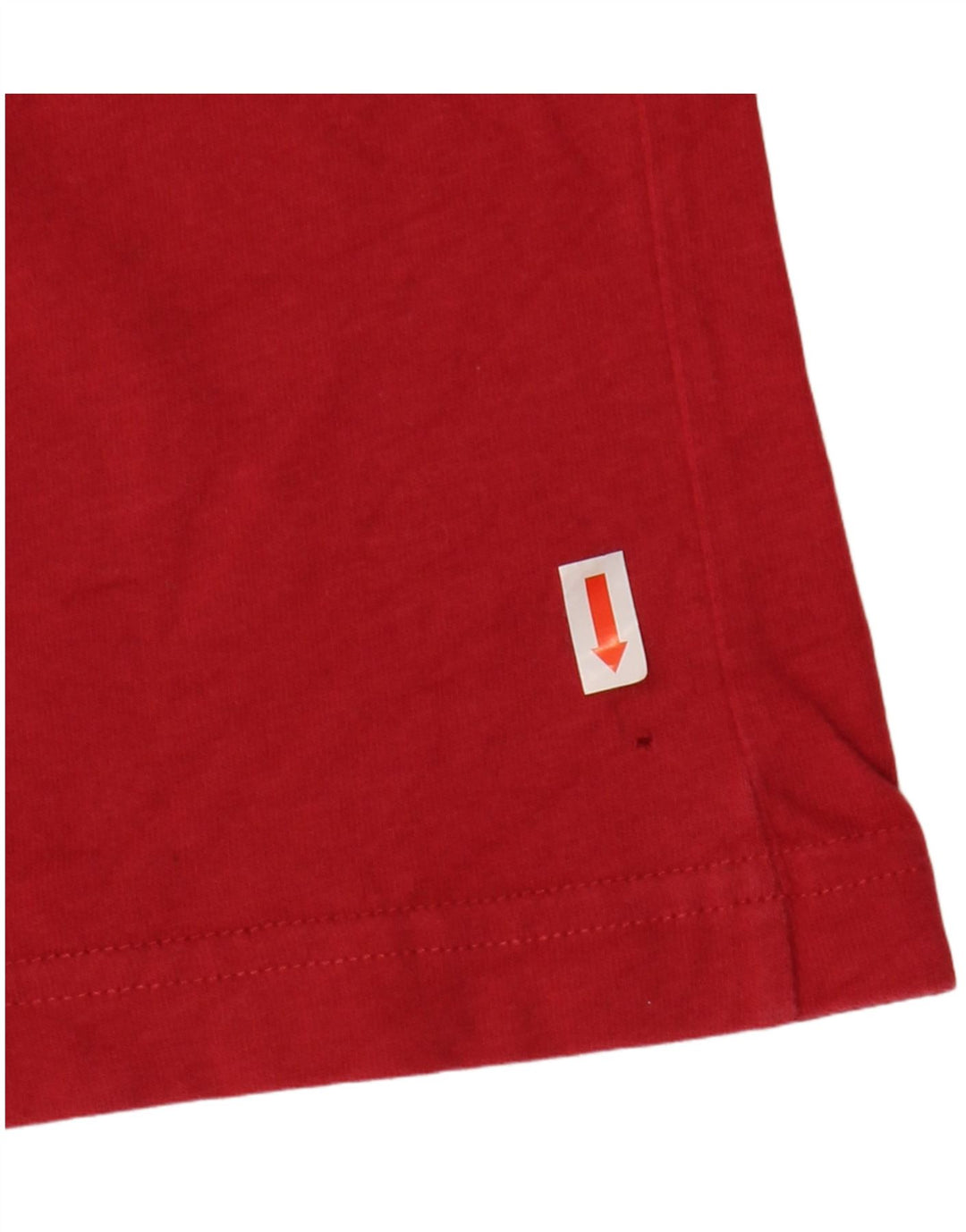 Męski top z grafiką North Sails z długim rękawem, duży, czerwony, bawełniany