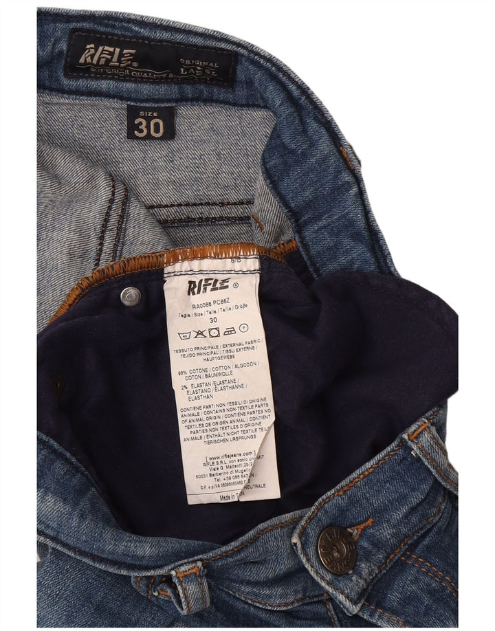 Damskie jeansy Rifle w trudnej sytuacji W30 L33 Niebieskie bawełniane