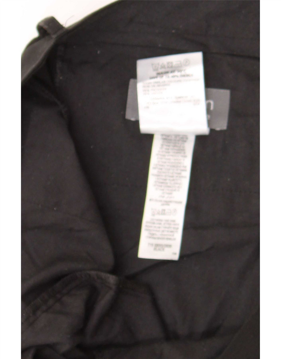 Marks & Spencer Męskie proste spodnie garniturowe W39 L31 Czarny poliester